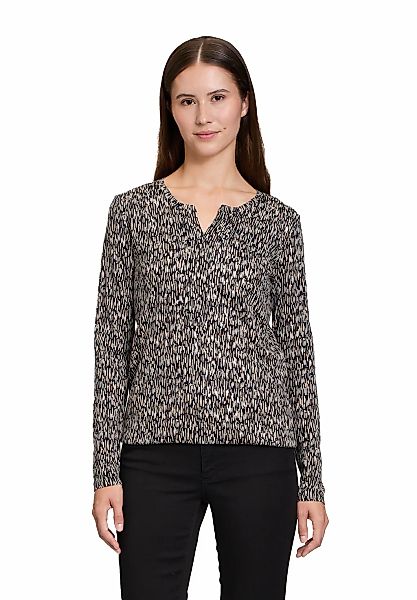Betty&Co Kurzarmshirt "Betty & Co Damen Blusenshirt mit Gummizug" 1 Stk. tl günstig online kaufen
