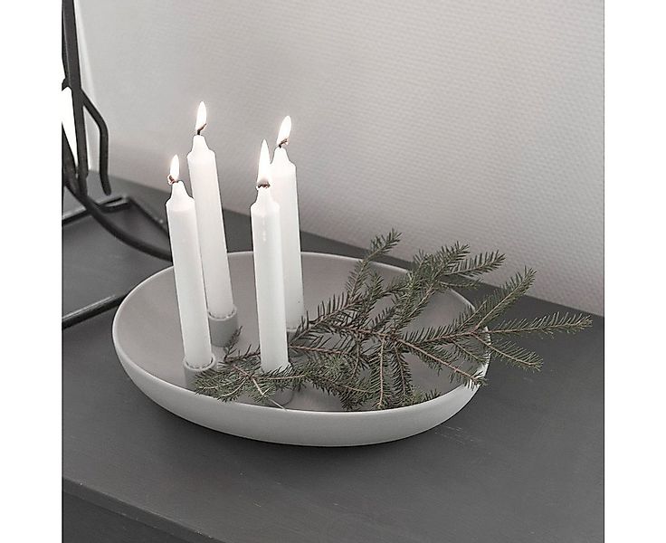 Storefactory Kerzenhalter Kerzenhalter Gullholmen für 4 Kerzen in hellgrau günstig online kaufen