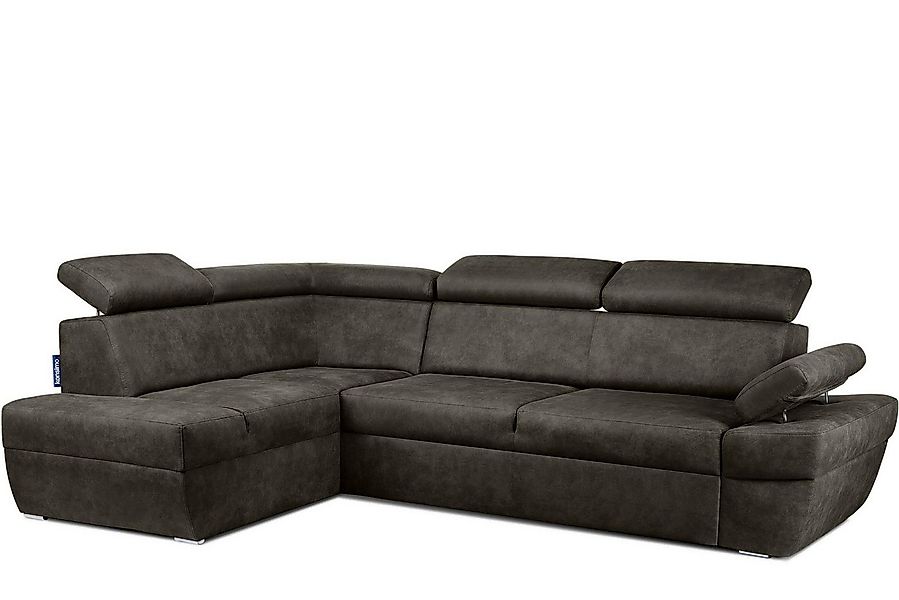 KONSIMO® Ecksofa RATLO Ecksofa, mit Bettfunktion und Bettkasten,verstellbar günstig online kaufen