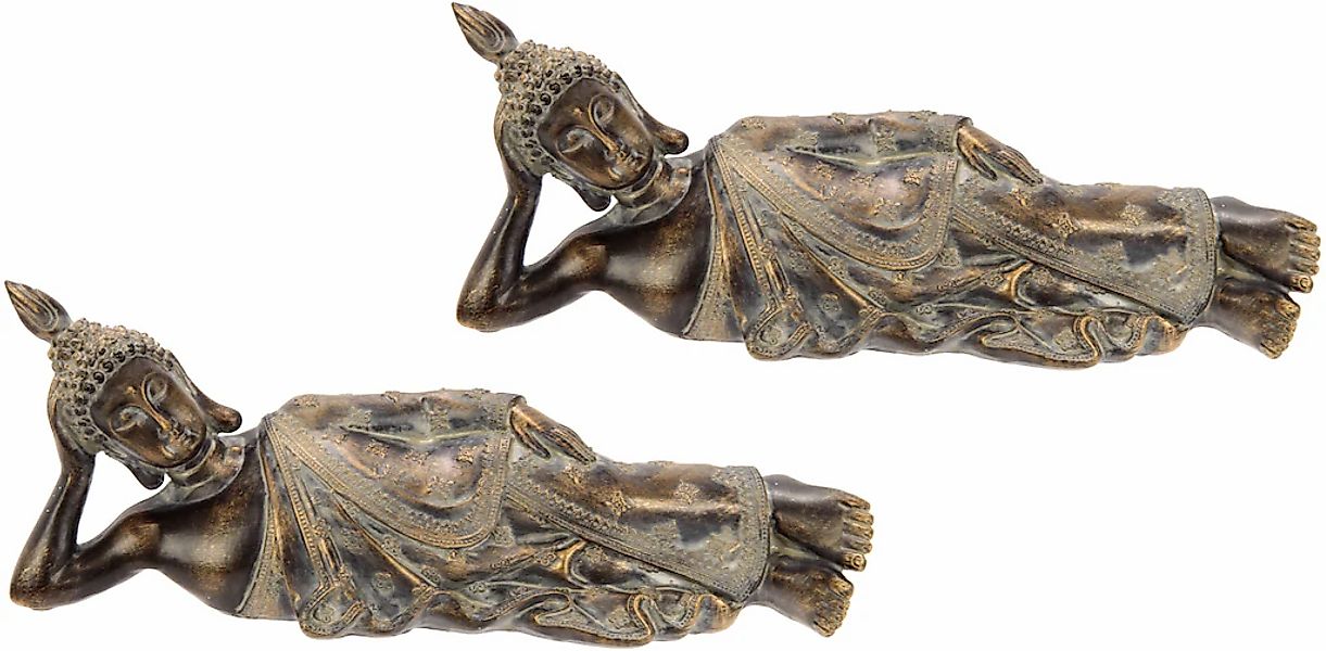 I.GE.A. Buddhafigur "Polyresin" 2er Set günstig online kaufen