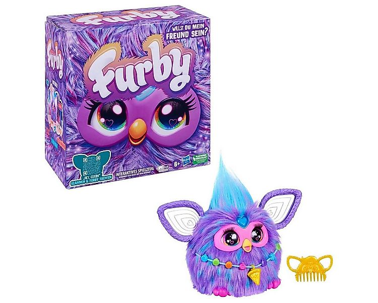 Hasbro Spielfigur Hasbro F6743 - Furby - Interaktives Plüschtier Lila – Spr günstig online kaufen