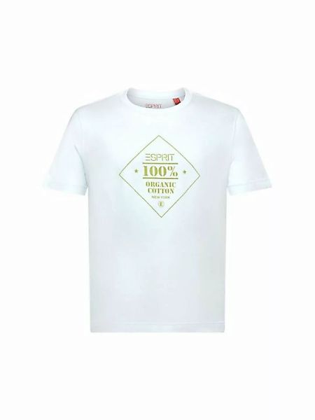 Esprit T-Shirt Baumwoll-T-Shirt mit Logoprint (1-tlg) günstig online kaufen