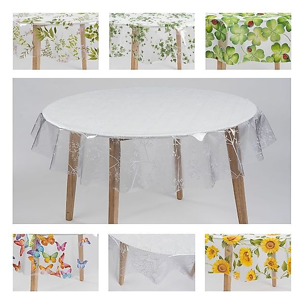 laro Tischdecke Tischdecke rund transparent – günstig online kaufen