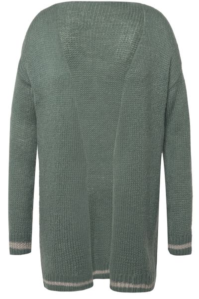 MIAMODA Strickjacke Strickjacke Glitzer-Bündchen offene Form günstig online kaufen