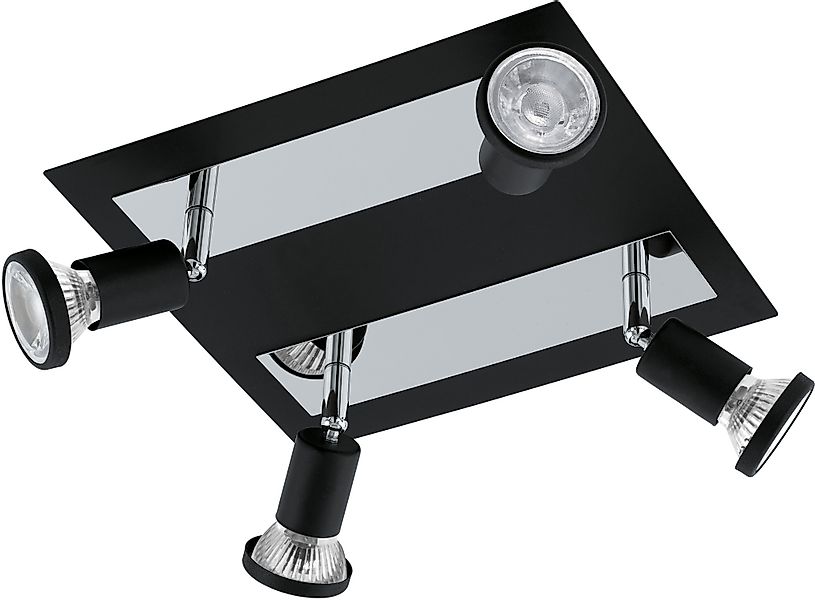 EGLO LED Deckenspots »SARRIA«, 4 flammig, Leuchtmittel LED-Board-GU10   LED günstig online kaufen