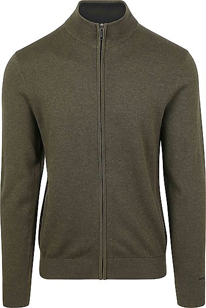 McGregor Strickjacke Olivgrün - Größe XL günstig online kaufen