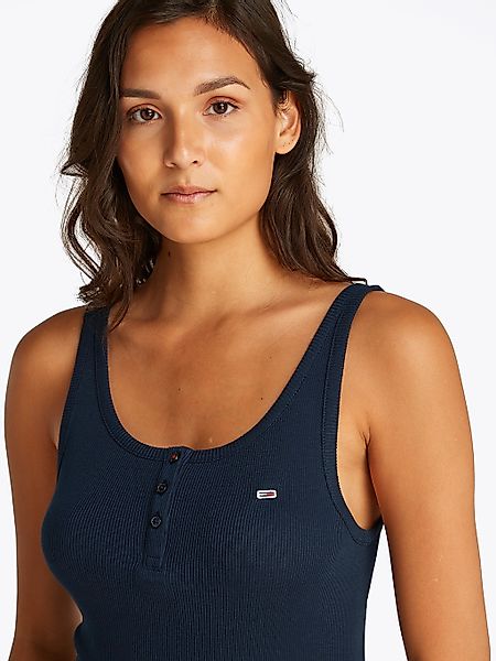 Tommy Jeans Jerseykleid "TJW BUTTON TANK DRESS", mit Knopf günstig online kaufen