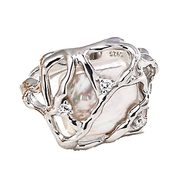 Jumpeak Silberring ring silber 925 damen,perlen günstig online kaufen