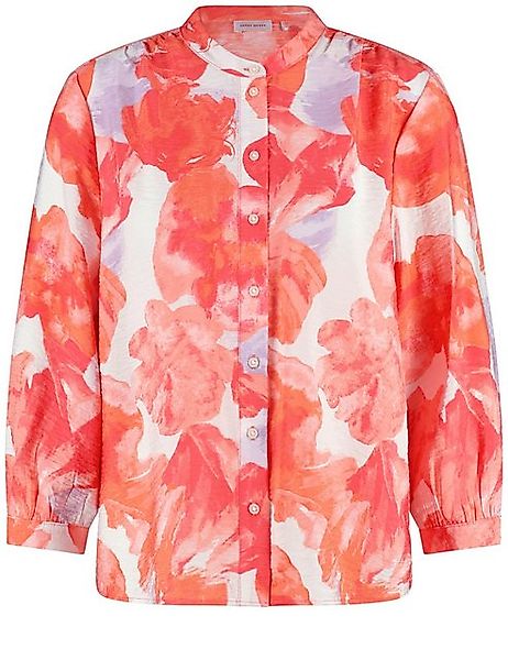 GERRY WEBER Klassische Bluse 3/4 Arm Bluse mit floralem Batik-Dessin günstig online kaufen