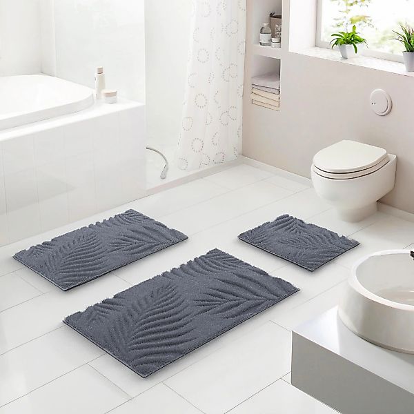Grund Badematte "Ferya" Höhe 20 mm rutschhemmend beschichtet fußbodenheizun günstig online kaufen
