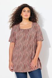 Ulla Popken Longshirt Longshirt Punkte A-Linie günstig online kaufen