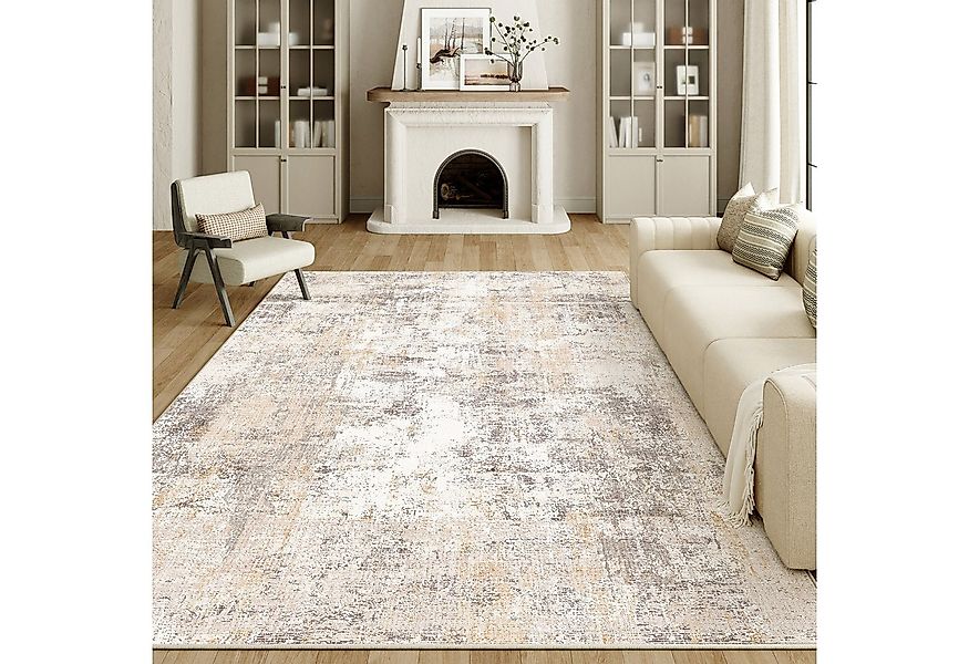 PURECOZY Teppich Wohnzimmerteppich, rutschfester Teppich, Abstrakter Stil, günstig online kaufen