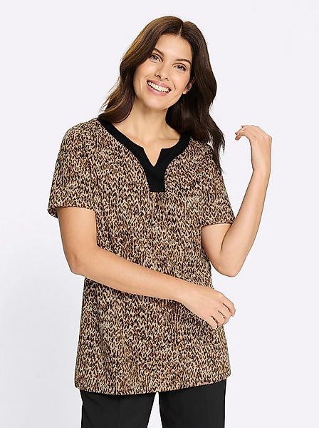 Sieh an! T-Shirt Longshirt Kurzarm günstig online kaufen