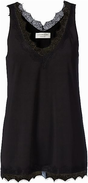 rosemunde Spitzentop "Billie Tank Top" Vintage-Spitzenbesatz an V- Ausschni günstig online kaufen
