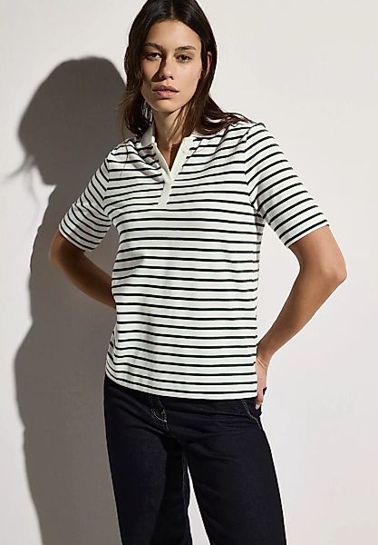 Cecil Poloshirt, aus softem Materialmix günstig online kaufen