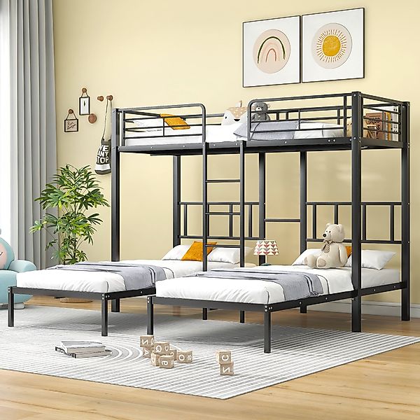 Flieks Etagenbett, Dreierbett Kinderbett Metallbett mit günstig online kaufen