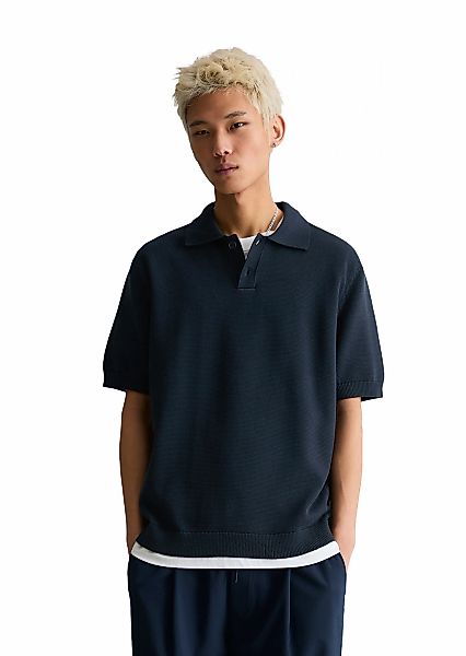 Marc OPolo DENIM Poloshirt "mit feiner Rippstruktur" günstig online kaufen