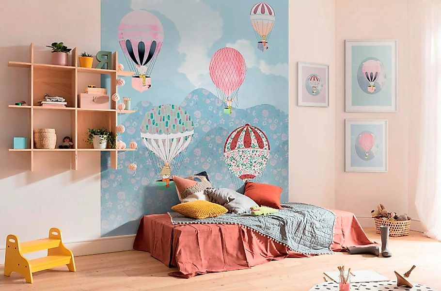 KOMAR Vlies Fototapete - Happy Balloon - Größe 200 x 250 cm mehrfarbig Gr. günstig online kaufen