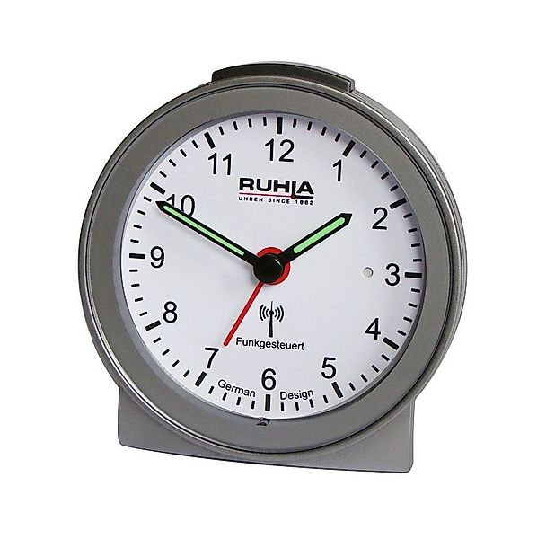UMR Ruhla Funkwecker no tick analog silberfarben 256-2 günstig online kaufen