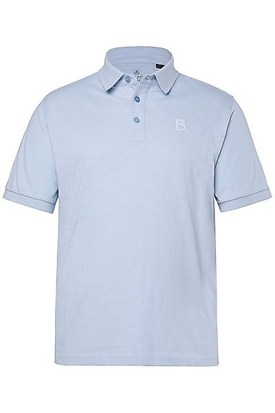 Boston Park Poloshirt Poloshirt Flammjersey Brustprint Halbarm günstig online kaufen