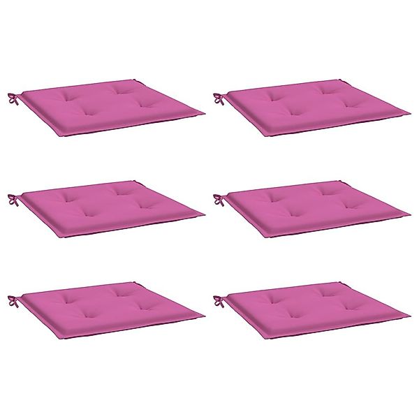 vidaXL Sitzauflage Gartenstuhl-Kissen 6 Stk. Rosa günstig online kaufen