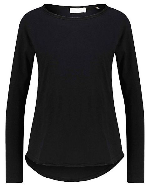 RICHROYAL Langarmshirt 2409 O HJ LS mit offener Ausschnittkante und Saum günstig online kaufen