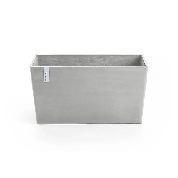 Ecopots Pflanztopf Paris Weißgrau 80 cm x 38 cm x 40 cm günstig online kaufen