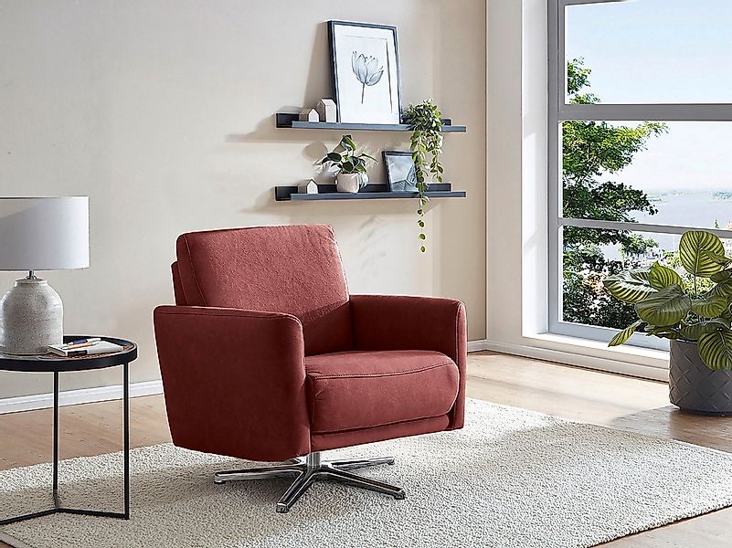 CALIZZA INTERIORS Drehsessel »Lari«, wahlweise mit einsteckbarer Kopfstütze günstig online kaufen
