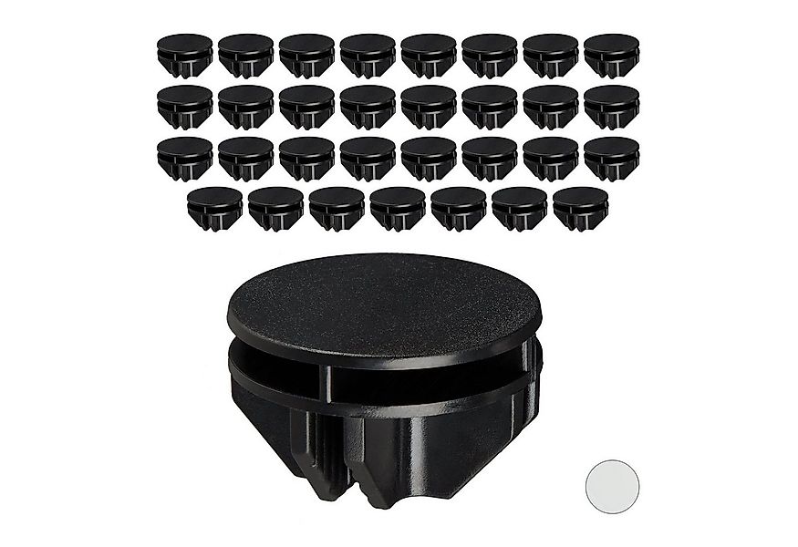 relaxdays Steckregal Verbindungsstücke für Steckregalsystem, schwarz günstig online kaufen