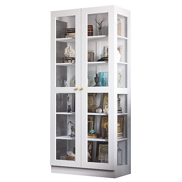 FUFU&GAGA Glasvitrine mit 2 Glastüren und günstig online kaufen