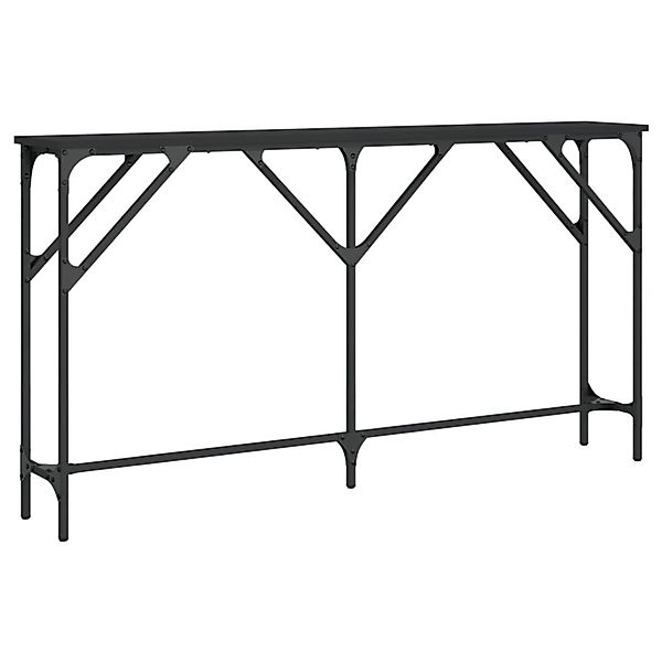 vidaXL Beistelltisch Konsolentisch Schwarz 140x23x75 cm Holzwerkstoff (1-St günstig online kaufen