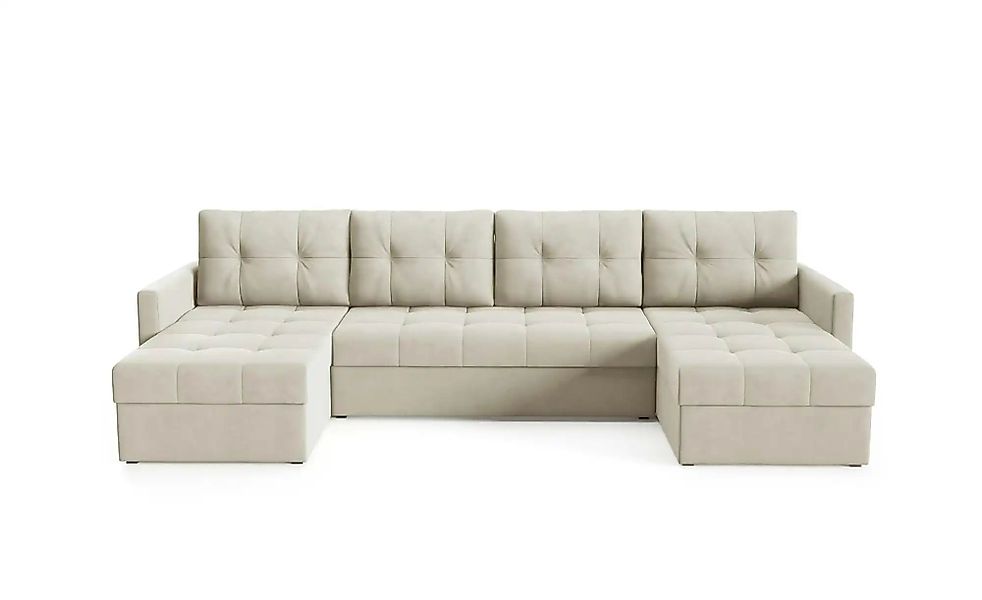 Wohnlandschaft  Olivia ¦ beige ¦ Maße (cm): B: 301 H: 86 Polstermöbel > Sof günstig online kaufen