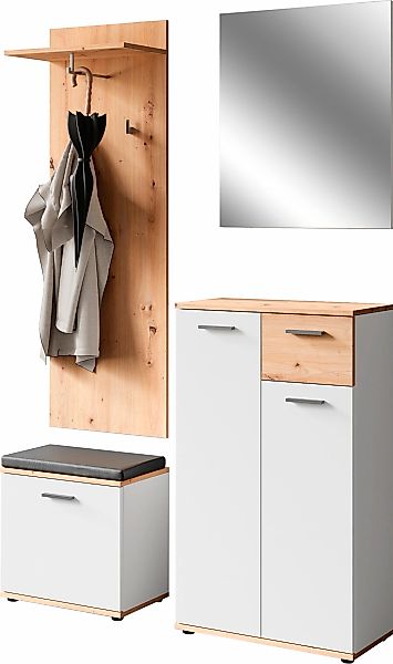 INOSIGN Garderoben-Set "Jakob" 4 Stk. tlg. günstig online kaufen