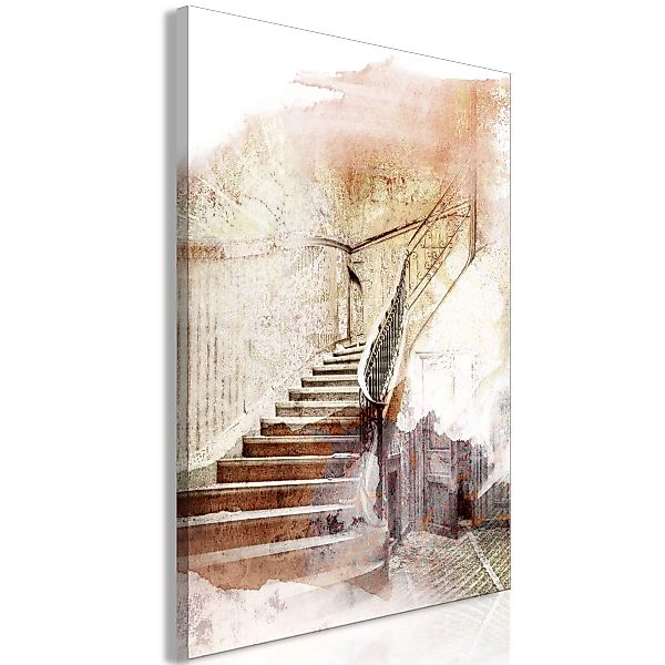 Wandbild - Secret Stairs (1 Part) Vertical günstig online kaufen
