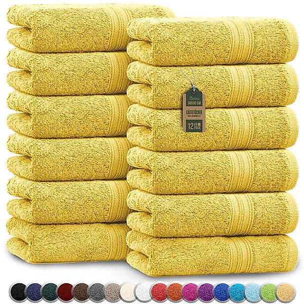 NatureMark Gästehandtuch Gästetuch 500gsm, 100% Baumwolle günstig online kaufen