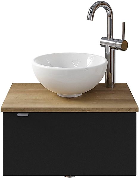 Saphir Waschtisch "Serie 6915 Waschschale mit Unterschrank für Gästebad, Gä günstig online kaufen