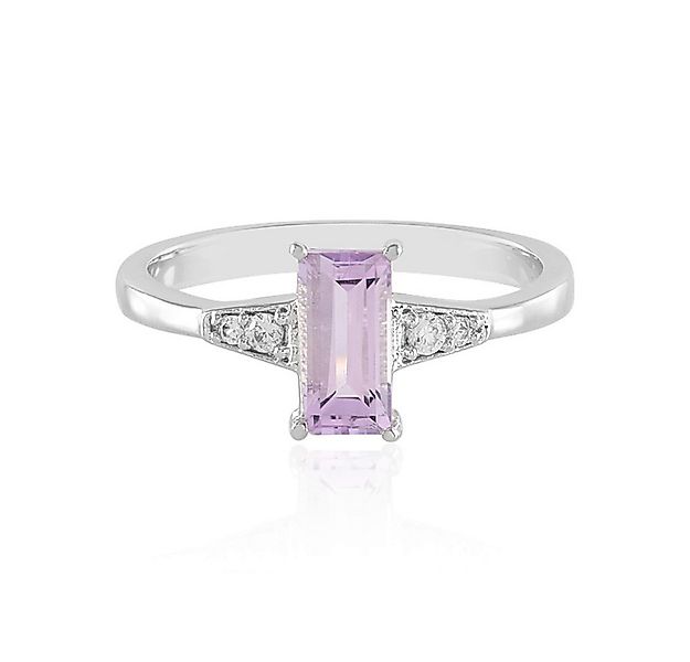 Cavill Silberring Lavendel-Amethyst Ring 0,78 ct Zirkon 925er Silber platti günstig online kaufen