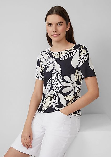 s.Oliver Kurzarmshirt T-Shirt Jersey-T-Shirt im O-Shape günstig online kaufen