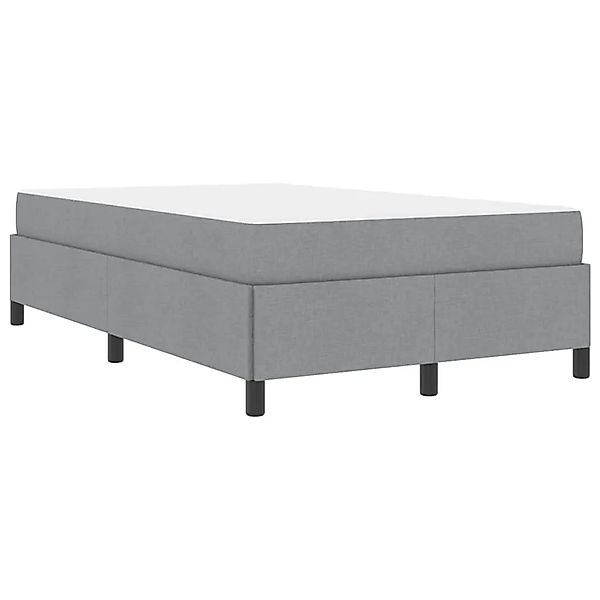 vidaXL Boxspringbett Hellgrau 120 x 190 cm Stoff 3398843 günstig online kaufen