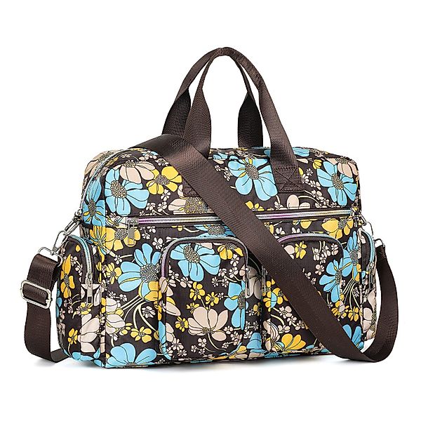 KONO Handtasche Damenhandtasche, Wasserdicht mit Blumenmuster günstig online kaufen