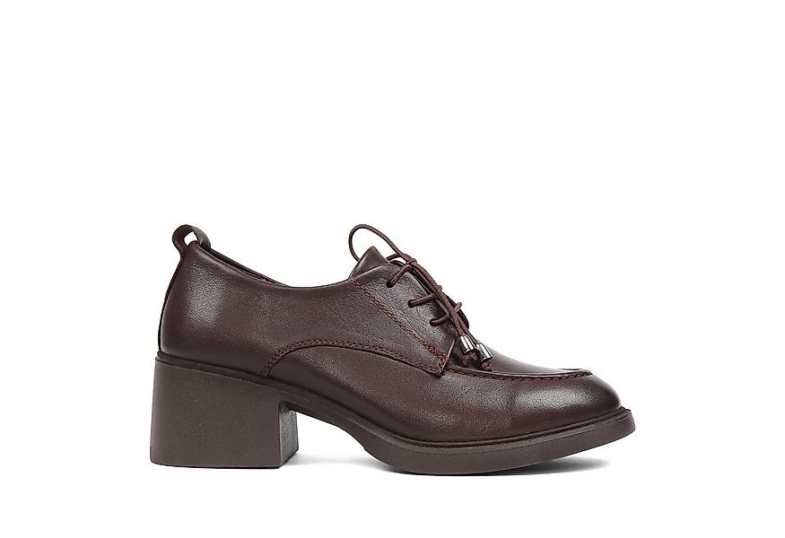 Celal Gültekin Plateau Schnürer Blockabsatz College Retro Damen Schnürschuh günstig online kaufen