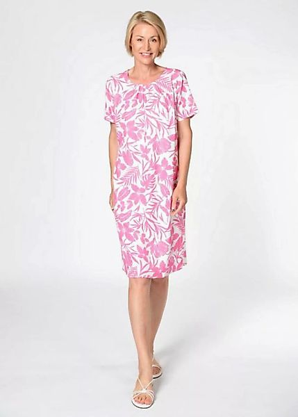 Clarina Maxikleid Kleid, 1/2-Arm, Alloverprint günstig online kaufen