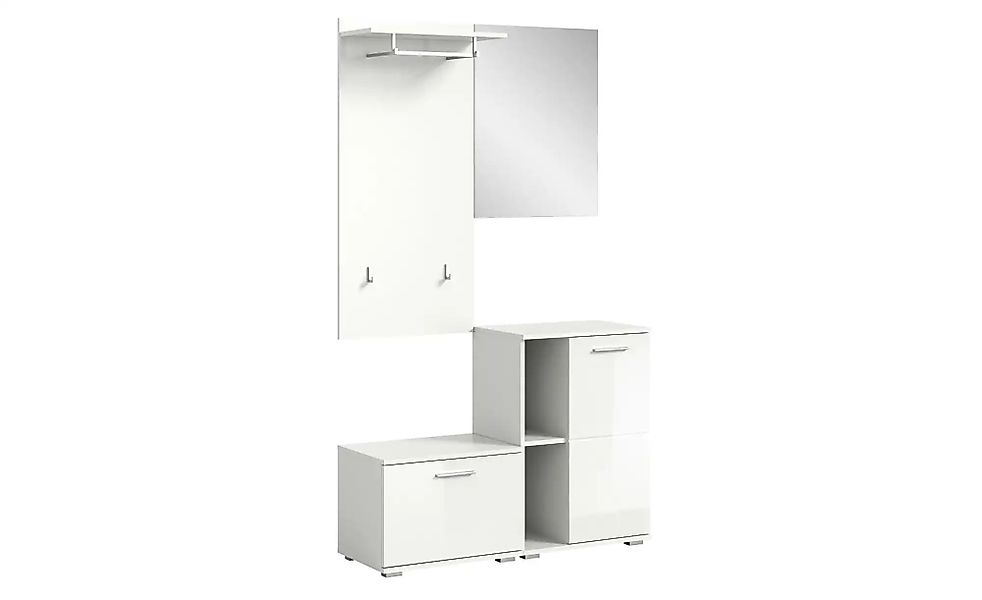 Garderoben-Set   ¦ weiß ¦ Maße (cm): B: 110 H: 191 Garderoben & Kleiderstan günstig online kaufen
