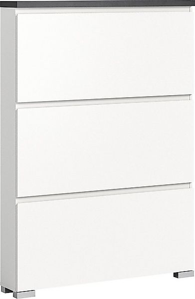 Home affaire Schuhschrank Skoskap, Tiefe 18cm, 3 Klappen mit Schuhwalze, Pl günstig online kaufen