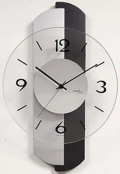 AMS Wanduhr »W9206«, Made in Germany,Holz,Wohnzimmer,Esszimmer,Küche,Arbeit günstig online kaufen