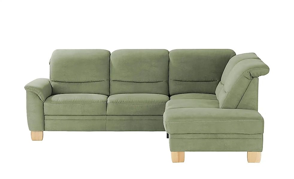 meinSofa Ecksofa  Liva ¦ grün ¦ Maße (cm): B: 254 T: 224.0 Polstermöbel > S günstig online kaufen