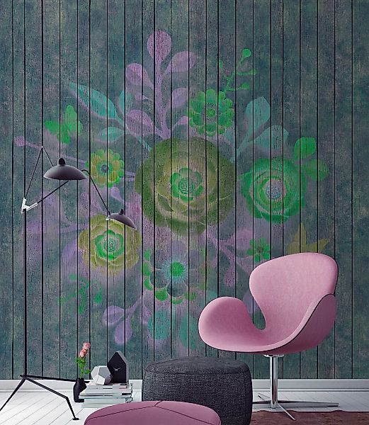 living walls Fototapete »Walls by Patel Spray Bouquet 2«, Vlies, Wand, Schr günstig online kaufen