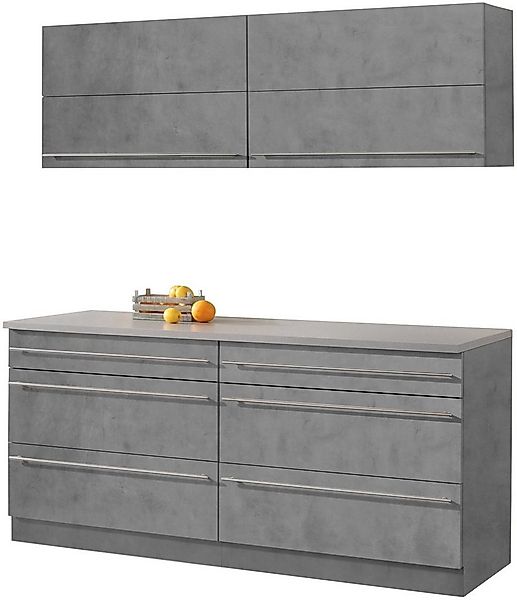 wiho Küchen Küche Chicago, ohne E-Geräte, Gesamtbreite 180 cm günstig online kaufen