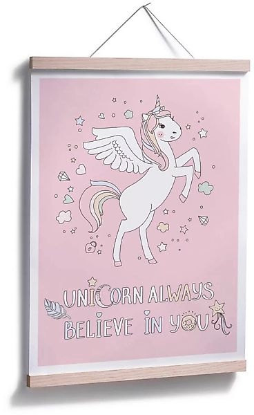 Wall-Art Poster "Pegasus fliegendes Einhorn", Kinder, (1 St.), Poster ohne günstig online kaufen