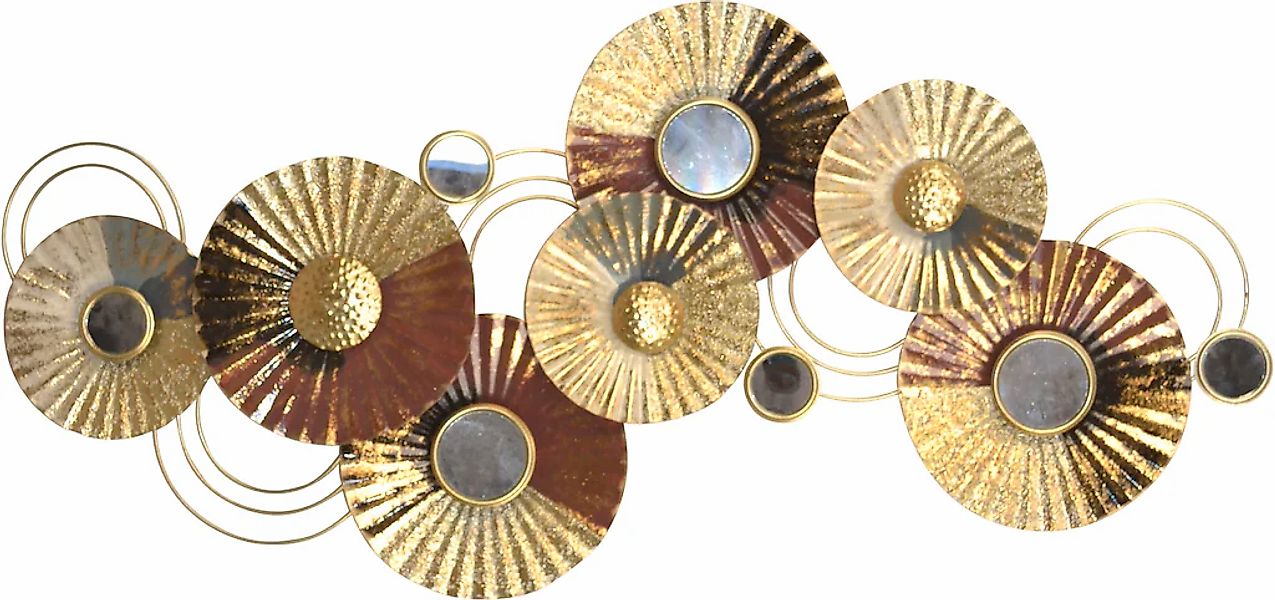 HOFMANN LIVING AND MORE Wanddekoobjekt "Wanddekoration" aus Metall, metalli günstig online kaufen